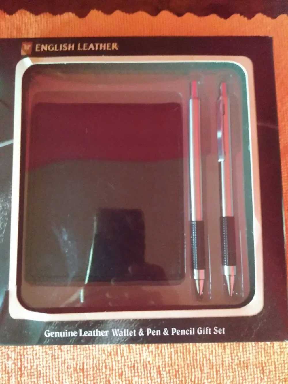 Leather Wallet Gift Set